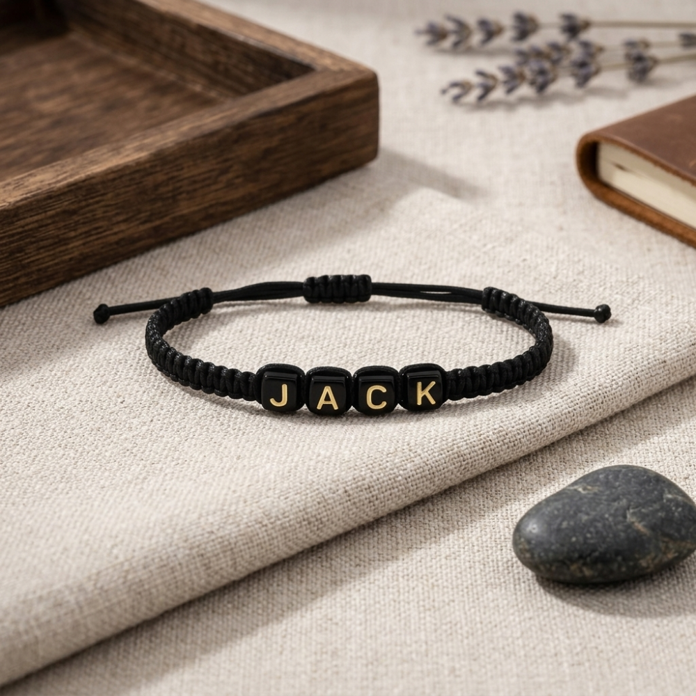 Black Braided Classic Bracelet